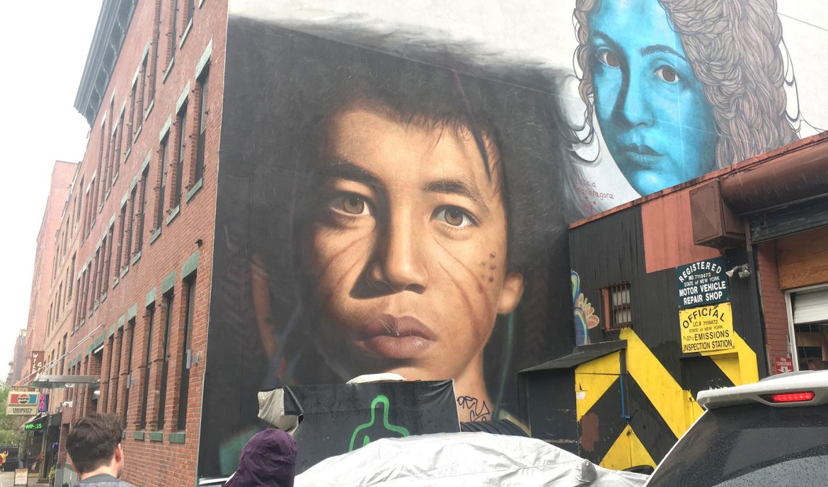 Williamsburg & Bushwick, Brooklyn גרפיטי-קפה-גרפיטי-פיצה בוויליאמסבורג